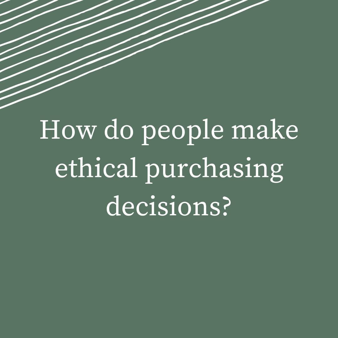 Myriad components and materials, murky manufacturing methods and complex supply chains can make figuring out what's an ethical purchase an absolute headache for the average consumer.

According to Rob Harrison in "The Handbook of Ethical Purchasing", there are 5 main ways consumers seek to shortcut their decisions (you can find a full excerpt in this month's Ethical Consumer magazine, or buy the book!):

1. Looking for ethical labels e.g. Fairtrade, Soil Association
2. Finding a brand they trust and sticking with it
3. Referring to third party ethical rankings & directories
4. Using online ethical shopping platforms like Wearth and Ethical Superstore
5. Picking key principles like "vegan" or "made locally" and using those as a guide.

For ethical business, this is useful to know when it comes to building a customer base. To win the trust of conscious consumers, you can:

1. Get certified
2. Create trust with transparency and ethical marketing
3. Try and get listed in third party ethical directories and platforms
4. Pick your key values and make them the focus of your marketing

[Image description: Dark green infographic with white text reading: How do people make ethical purchasing decisions?]

#ConsciousConsumer #EthicalLiving #EthicalShopping #EthicalStartup #SustainableStartup #PurposeLedWomen #PurposeLedBusiness #PurposeOverProfit #Startup #Branding #EthicalBranding #EthicalBrand #EthicalBusiness #ConsiousCreator #EcoLiving #PlasticFreeLiving #EcoBusiness #Ecopreneur #SustainableLiving #SaveThePlanet #ClimateAction #CarbonNegative #NetZeroCarbon #CarbonNeutral #BrandVoice #ChangeMakers #SocialEntrepreneurship #ResponsibleBusiness #BrandDesignProcess