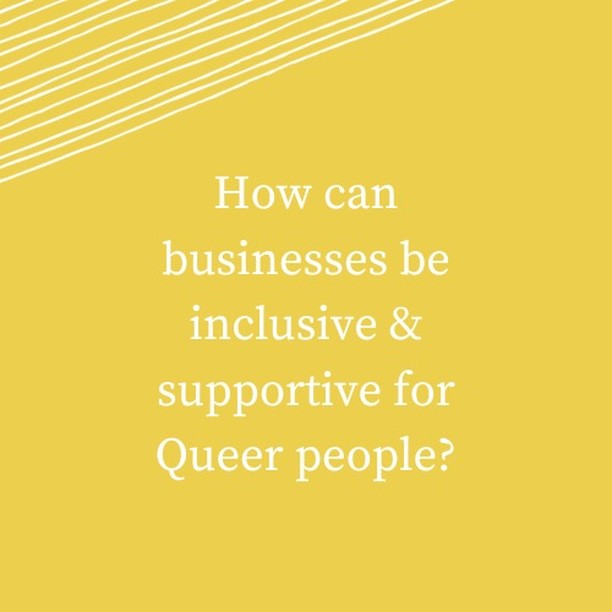 Find out in the awesome guest post that @alexisbushnell wrote for me recently.

My favourite quote: "Remember that, ultimately, being inclusive of LGBTQIA+ people makes you more inclusive of all people. There are many cisgender, heterosexual, and allosexual people who also aren’t represented by the stereotypes around their gender or sexuality – let’s make sure that everyone feels supported and included in business and in life."

Read the full article on my website!

[Image Description: Yellow infographic reading "How can businesses be inclusive & supportive for Queer people?"]

#Pride #QueerInclusivity #EthicalMarketing #TheEthicalMove #EthicalCopywriting #SmallBusiness #copywriting #FreelanceCopywriter #ContentWritingTips #copywriter #writing #WritingTips #marketing #EthicalBusiness #PurposeOverProfit #sustainability #ecobusiness #ImpactLedBusiness #SustainableFashion #EthicalFashion #EthicalInvesting #EthicalInvestment #ConsciousConsumerism #ConsciousCreator #EthicalConsumerism #ContentMarketing101 #WomenInDigital #WomenInBusinessUK